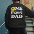 One Happy Dude Dad 1st Birthday Family Matching Men's Sweatshirt Back Print