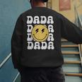 One Happy Family Birthday Matching Apparel Dada One Happy Dude Birthday Theme Family Matching Adult Child Short Sleeve Crew Neck Classic Fit Polyester 50 Cotton 50 Men's Sweatshirt Back Print
