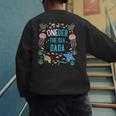 OneDer The Sea Dada 1st Birthday Dad Matching Men's Sweatshirt Back Print