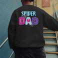 Parents Mom Spider Dad Matching Family Birthday Men's Sweatshirt Back Print