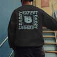 Peppa Pig Father's Day Expert Daddy Vintage Faded Box Logo Men's Sweatshirt Back Print