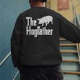 Pig The Hogfather Hog Dad Fathers Day Parody Papa Men Men's Sweatshirt Back Print