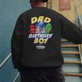 PJ Masks Group Shot Dad Of The Birthday Boy Logo Men's Sweatshirt Back Print