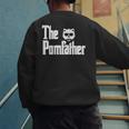 The PomFather Pomeranian Dog Dad Shirt Men Men's Sweatshirt Back Print
