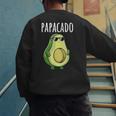 Pregnancy Announcement Shirts Men Dad Papacado Men's Sweatshirt Back Print