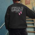 Promoted To Daddy Est 2026 Shirt New Daddy New Dad Men's Sweatshirt Back Print