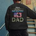 Proud Army Dad-Army Infantry Dad Camouflage Graphics Army Men's Sweatshirt Back Print