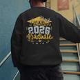 Proud Dad Of A 2026 Graduate Grad Senior Graduation Father Men's Sweatshirt Back Print