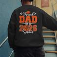 Proud Dad Of A 2026 Senior Basketball Graduation Family Men's Sweatshirt Back Print