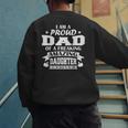 I Am A Proud Dad Of A Freaking Amazing Daughter For Father Men's Sweatshirt Back Print