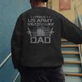 Proud US Army Ranger Dad Flag American USA Military Men's Sweatshirt Back Print Proud US Army Ranger Dad Flag American USA Military Men's Sweatshirt Back Print