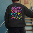 Rad Dad 80s Throwback Men's Sweatshirt Back Print
