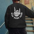 Rad Dads Club Fathers Day Cool Dads Club Men's Sweatshirt Back Print
