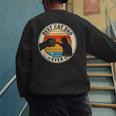 Retro Cat Dad Ever Cats Lovers For Men Women And Kids Men's Sweatshirt Back Print
