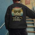 Retro Cat Daddy 80s 90s Style Sunglasses Men's Sweatshirt Back Print