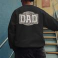 Retro Old Camo Dad Camouflage Hunting Season Father's Day Men's Sweatshirt Back Print