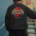 Retro Vintage US States Hoosier Daddy State Outline Desig Men's Sweatshirt Back Print Retro Vintage US States Hoosier Daddy State Outline Desig Men's Sweatshirt Back Print