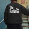 The RottFather Rottweiler Dad Shirt Men Men's Sweatshirt Back Print The RottFather Rottweiler Dad Shirt Men Men's Sweatshirt Back Print