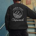 I Run A Tight Shipwreck Saying Wreck Mom Dad Men's Sweatshirt Back Print