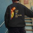 I Saw That I'm Telling Dad Religious Christian Jesus Men's Sweatshirt Back Print