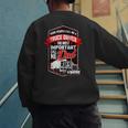 Semi Truck Driver For Truckers And Dads Small Men's Sweatshirt Back Print