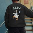 Silly Dada Silly Goose Mom Birthday Family Matching Party Men's Sweatshirt Back Print