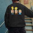 The Simpsons Father's Day Bart Lisa Maggie Dad Birthday Men's Sweatshirt Back Print