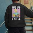 The Simpsons Father's Day Mad Dad Skills Homer Poster Men's Sweatshirt Back Print