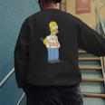 The Simpsons Homer Number 1 Dad Father's Day V2 Men's Sweatshirt Back Print