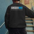 Soccer Dad Cute Men's Sweatshirt Back Print