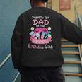 Spa Birthday Party Dad Of The Pampered Bday Girl Family Men's Sweatshirt Back Print