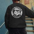 Star Wars Father's Day Stormtrooper This Dad Is A Trooper Circle Men's Sweatshirt Back Print