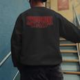Stranger Dad Father's Day Or Birthday Themed Men's Sweatshirt Back Print