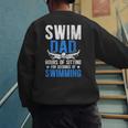 Swim Dad Swimming Dad Of A Swimmer Dad Swim Father Men's Sweatshirt Back Print Swim Dad Swimming Dad Of A Swimmer Dad Swim Father Men's Sweatshirt Back Print