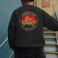 I Have Two Titles Dad & Grandpa I Rock Them Both For Grandpa Men's Sweatshirt Back Print