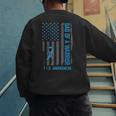 Type 1 Diabetes Awareness T1D Dad Of Warrior Type 1 Diabetic Men's Sweatshirt Back Print Type 1 Diabetes Awareness T1D Dad Of Warrior Type 1 Diabetic Men's Sweatshirt Back Print
