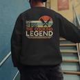 Vintage Cooking Dad The Man The Myth The Legend Chef Men's Sweatshirt Back Print