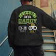 Vintage Leveling Up To Daddy 2026 Soon To Be Dad 2026 Men's Sweatshirt Back Print