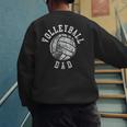 Vintage Volleyball Dad Men's Sweatshirt Back Print