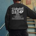 Volleyball Dad Definition Dad Of A Volleyball Player Father Men's Sweatshirt Back Print Volleyball Dad Definition Dad Of A Volleyball Player Father Men's Sweatshirt Back Print