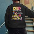 The Wheels On The Bus Dad Birthday Crew Party Toddler Kids Men's Sweatshirt Back Print