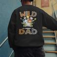 Wild Dad 1St Birthday Safari Jungle Animal Truck Men's Sweatshirt Back Print Wild Dad 1St Birthday Safari Jungle Animal Truck Men's Sweatshirt Back Print