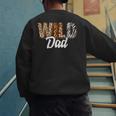 Wild Dad Zoo Born Two Be Wild B-Day Safari Jungle Animal Men's Sweatshirt Back Print