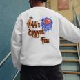 44 Biggest Fan Of Basketball Player Number 44 Dad Mom Men's Sweatshirt Back Print