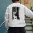 American Flag USA Patriot Boxer Dog Dad Men's Sweatshirt Back Print American Flag USA Patriot Boxer Dog Dad Men's Sweatshirt Back Print