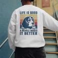 Beagle For Men Women Beagle Dog Mom Dad Beagle Men's Sweatshirt Back Print