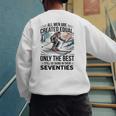 Only The Best Still Go Skiing In Their Seventies Men Dad Men's Sweatshirt Back Print Only The Best Still Go Skiing In Their Seventies Men Dad Men's Sweatshirt Back Print