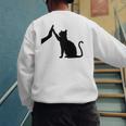 Cat Lover Cat Mom Cat Dad Men Women & Kids Cute Cat Men's Sweatshirt Back Print