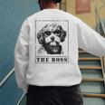The Cavapoo Boss Mom Dad Dog Lover Men's Sweatshirt Back Print