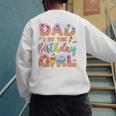 Dad Of The Birthday Ice Cream Family Matching Party Men's Sweatshirt Back Print